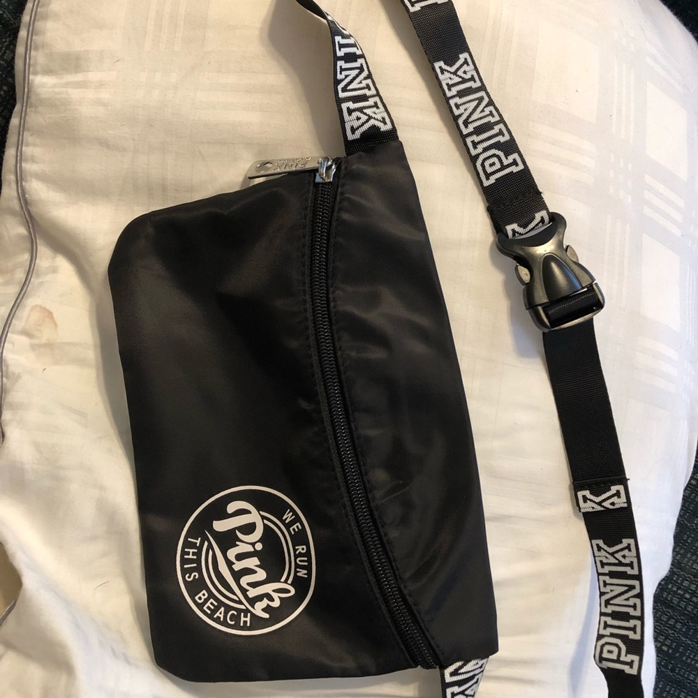 Victoria’s Secret PINK black fanny pack